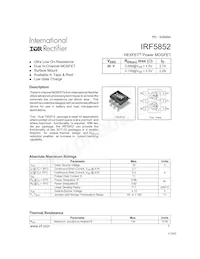 IRF5852TR Datasheet Cover