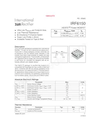 IRF6150 Datasheet Cover