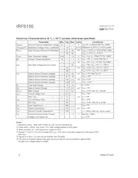 IRF6156 Datasheet Page 2
