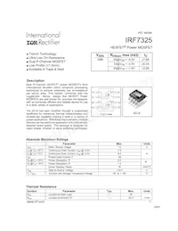 IRF7325TR Datasheet Cover