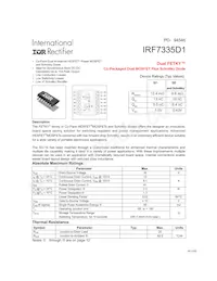 IRF7335D1TR Datasheet Cover