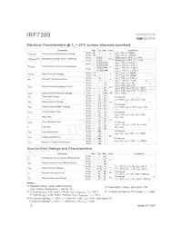 IRF7389TR數據表 頁面 2