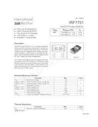 IRF7751TR Datasheet Copertura