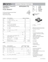 IXFN320N17T2 Datasheet Cover