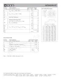 IXFN420N10T Datasheet Page 2