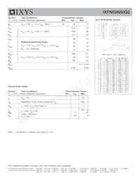 IXFN50N80Q2 Datenblatt Seite 2