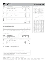 IXTN200N10L2數據表 頁面 2