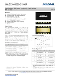 MAGX-000035-01500P Datasheet Cover