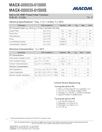 MAGX-000035-01500S Datasheet Page 2