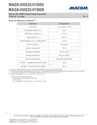 MAGX-000035-01500S Datasheet Page 3