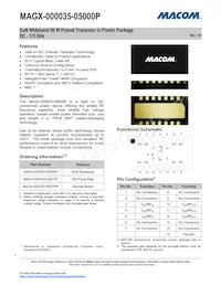 MAGX-000035-05000P Datasheet Copertura