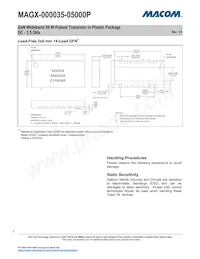 MAGX-000035-05000P數據表 頁面 5