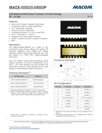 MAGX-000035-09000P Datasheet Cover