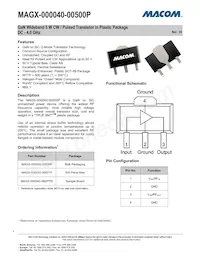 MAGX-000040-00500P Datasheet Copertura