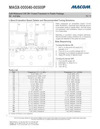 MAGX-000040-00500P Datasheet Pagina 4