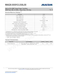 MAGX-000912-250L00數據表 頁面 3