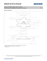 MAGX-001214-250L00 Datasheet Pagina 6