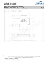 MAGX-001214-500L0S Datasheet Page 8