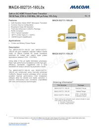 MAGX-002731-180L0S Datasheet Cover