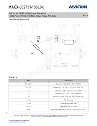 MAGX-002731-180L0S Datasheet Page 4