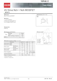 MP6K12TCR Datasheet Cover