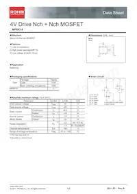 MP6K14TCR Datasheet Cover