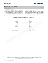 MRF154 Datasheet Page 8