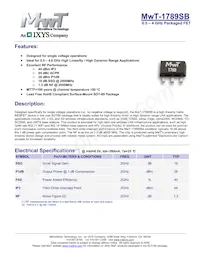 MWT-1789SB Datasheet Cover