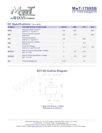 MWT-1789SB數據表 頁面 2