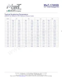 MWT-1789SB Datasheet Page 3