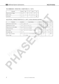 NE3515S02-T1C-A Datasheet Page 2