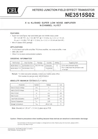 NE3515S02-T1D-A Datasheet Cover