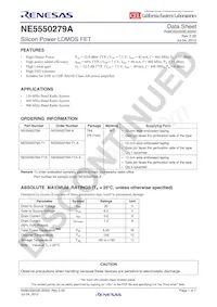 NE5550279A-A Datasheet Cover