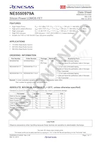 NE5550979A-A Datasheet Cover