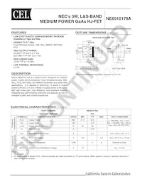 NE6510179A-T1-A Datasheet Cover