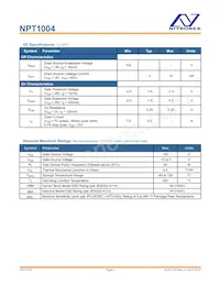 NPT1004D Datasheet Page 2