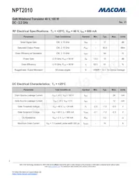 NPT2010 Datasheet Page 2