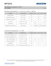 NPT2010 Datenblatt Seite 2