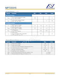 NPT35015D Datasheet Page 2