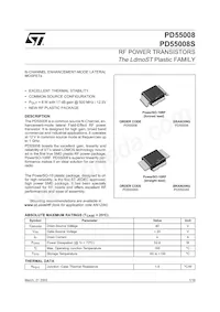 PD55008TR Datasheet Cover