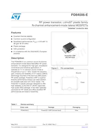 PD84006-E Datasheet Cover