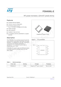 PD84006L-E Datasheet Cover