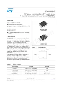 PD84008S-E Datasheet Cover
