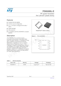 PD85006L-E Datasheet Cover