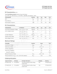 PTFA091201HL V1 R250 Datasheet Page 2