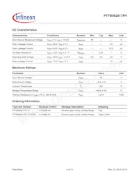 PTFB082817FHV1XWSA1 Datasheet Page 2