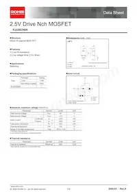 RJU002N06T106 Datasheet Cover