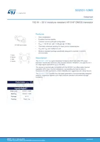 SD2931-12MR Datasheet Cover