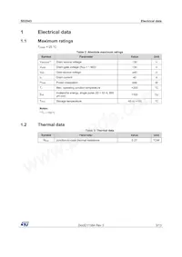 SD2943W Datasheet Page 3