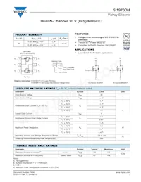 SI1970DH-T1-GE3 Datasheet Cover